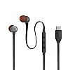 JBL Tune 310 Wired in-Ear Type C Headphones, Hi-Res Audio with Digital-to-Analog Converter, 3-Button EQ Preset Remote with Microphone, Tangle-Free Flat Cable, Compatible with USB-C Devices (Black) JBL Tune 310 Wired in-Ear Type C Headphones, Hi-Res Audio with Digital-to-Analog Converter, 3-Button EQ Preset Remote with Microphone, Tangle-Free Flat Cable, Compatible with USB-C Devices (Black)