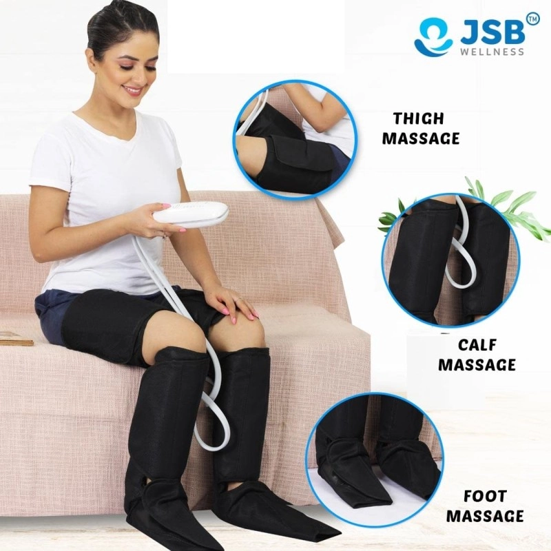 JSB HF166 Air Compression Leg Massager for Foot, Calf, Thighs & Arms Pain Relief JSB HF166 Air Compression Leg Massager for Foot, Calf, Thighs & Arms Pain Relief