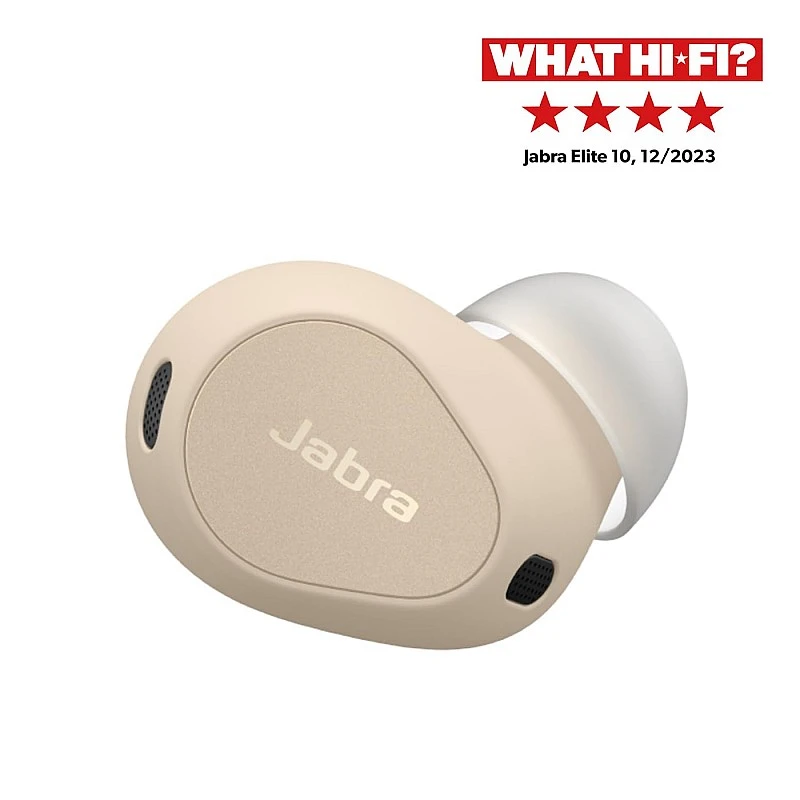 Jabra Elite 10 True Wireless Earbuds – Advanced Active Noise Cancelling Earbuds with Next-Level Dolby Atmos Surround Sound –All-Day Comfort, Multipoint Bluetooth, Wireless Charging - Cream Jabra Elite 10 True Wireless Earbuds – Advanced Active Noise Cancelling Earbuds with Next-Level Dolby Atmos Surround Sound –All-Day Comfort, Multipoint Bluetooth, Wireless Charging - Cream