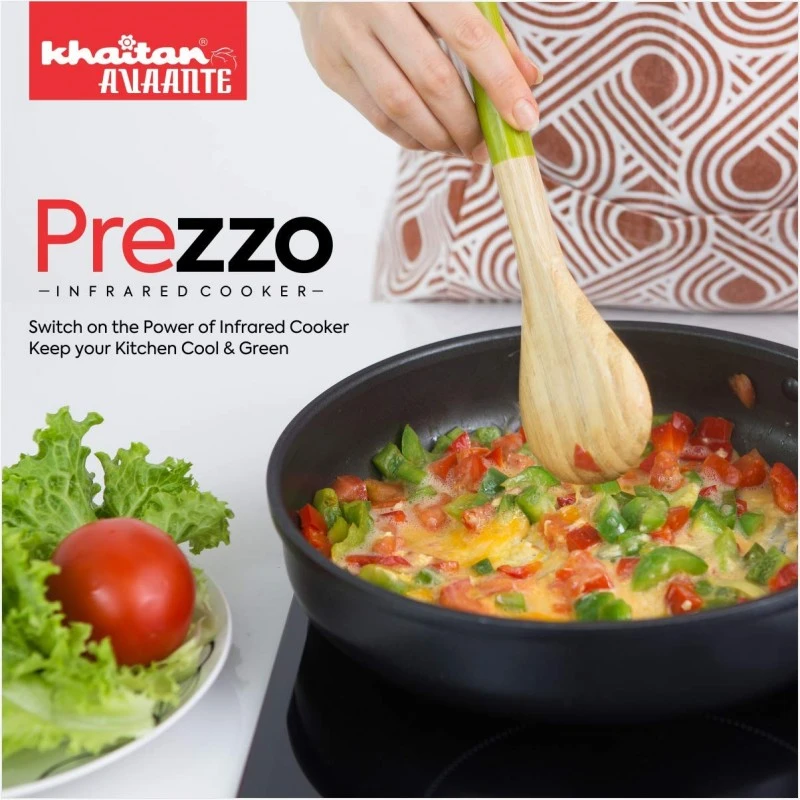 KHAITAN ORFIN Prezzo KO-425 Infrared Glass Cooktop with Stainless Steel Frame (2200 Watt, Black) KHAITAN ORFIN Prezzo KO-425 Infrared Glass Cooktop with Stainless Steel Frame (2200 Watt, Black)