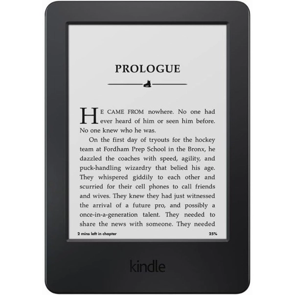 Kindle E-reader, 6" Glare-Free Touchscreen Display, Wi-Fi - Includes Special Offers (Previous Generation – 7th)
