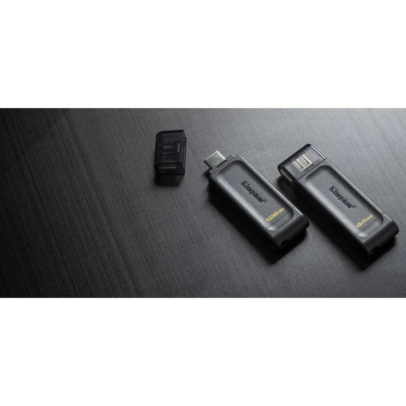 Kingston DataTraveler 70 128GB Portable and Lightweight USB-C flashdrive with USB 3.2 Gen 1 speeds DT70/128GB Kingston DataTraveler 70 128GB Portable and Lightweight USB-C flashdrive with USB 3.2 Gen 1 speeds DT70/128GB