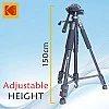 Kodak T210 150cm Three Way Pan Movement Tripod for Camera (Black) Kodak T210 150cm Three Way Pan Movement Tripod for Camera (Black)