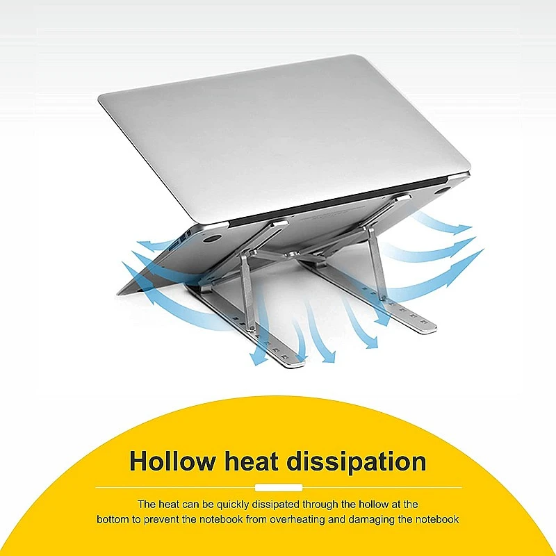 LAPGO - Aluminum Foldable stand with Pouch up to 15.6" Laptop LAPGO - Aluminum Foldable stand with Pouch up to 15.6" Laptop