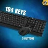 Lapcare E9 Wired Combo-Wired Keyboard and Mouse Set-USB, Ergonomic Design- Black Lapcare E9 Wired Combo-Wired Keyboard and Mouse Set-USB, Ergonomic Design- Black