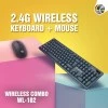 Lapcare WL-102 Wireless Keyboard and High Precision Mouse, 2.4GHz Wireless with Nano Receiver, PC/Laptop-Black Lapcare WL-102 Wireless Keyboard and High Precision Mouse, 2.4GHz Wireless with Nano Receiver, PC/Laptop-Black
