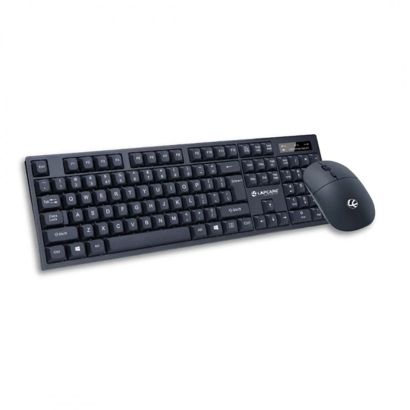 Lapcare WL-102 Wireless Keyboard and High Precision Mouse, 2.4GHz Wireless with Nano Receiver, PC/Laptop-Black Lapcare WL-102 Wireless Keyboard and High Precision Mouse, 2.4GHz Wireless with Nano Receiver, PC/Laptop-Black
