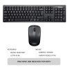 Lenovo 510 Wireless Keyboard and Mouse Set, 2.4 GHz Nano USB Receiver, Full Size, Island Key Design, Left or Right Hand, 1200 DPI Optical Mouse