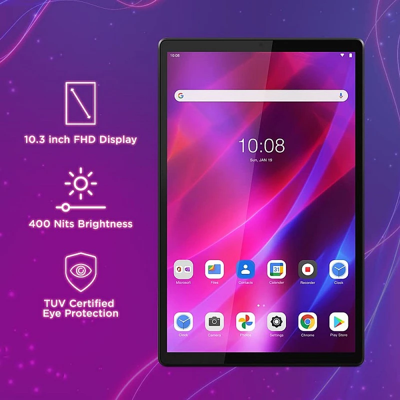 Lenovo Tab K10 FHD 4 GB RAM 64 GB ROM 10.3 inches with Wi-Fi+4G Tablet Abyss Blue Lenovo Tab K10 FHD 4 GB RAM 64 GB ROM 10.3 inches with Wi-Fi+4G Tablet Abyss Blue