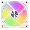 Lian Li UNI Fan AL 120 Triple V2 White ARGB 120mm PWM Case Fan with Controller - G99.12ALV23W.00 Lian Li UNI Fan AL 120 Triple V2 White ARGB 120mm PWM Case Fan with Controller - G99.12ALV23W.00