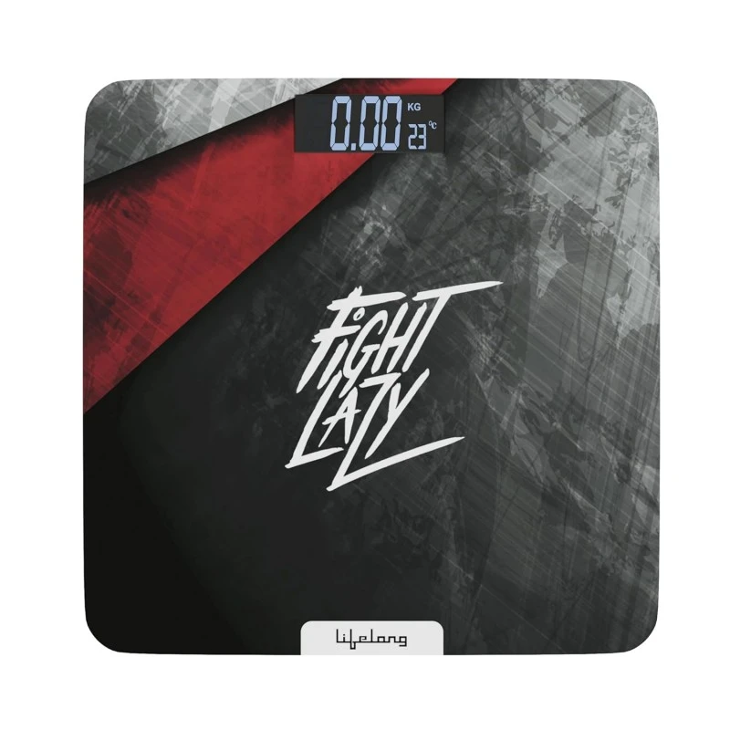 Lifelong ActiveFlex Weighing Scale (Fight Lazy Series LLWS45- Active Black)|Digital Weight Machine for Body Weight|Thick Tempered Glass with LCD Display|Bathroom Weighing Scale Lifelong ActiveFlex Weighing Scale (Fight Lazy Series LLWS45- Active Black)|Digital Weight Machine for Body Weight|Thick Tempered Glass with LCD Display|Bathroom Weighing Scale