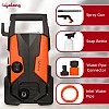 Lifelong Aquawash High Pressure Washer 1700W, Universal Motor, Pressure-135 Bar, Max Flow-400 L/hr,Working Radius 10m,Hose Pipe for Home, Car Cleaning & Garden Washer Lifelong Aquawash High Pressure Washer 1700W, Universal Motor, Pressure-135 Bar, Max Flow-400 L/hr,Working Radius 10m,Hose Pipe for Home, Car Cleaning & Garden Washer