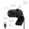 Logitech C270 HD Webcam, HD 720p/30fps, Widescreen HD Video Calling, HD Light Correction, Noise-Reducing Mic, for Skype, FaceTime, Hangouts, WebEx, PC/Mac/Laptop/MacBook/Tablet - Black