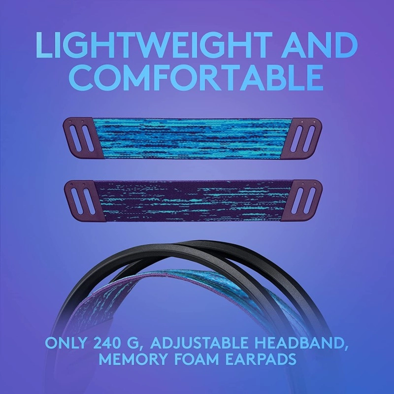 Logitech G335 Lightweight Gaming Wired Over Ear Headphones with Mic Flip to Mute 3.5Mm Audio Jack, Memory Logitech G335 Lightweight Gaming Wired Over Ear Headphones with Mic Flip to Mute 3.5Mm Audio Jack, Memory