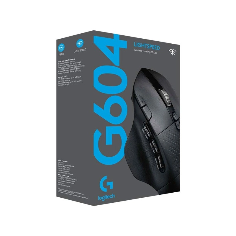 Logitech G604 Lightspeed Wireless Gaming Mouse Black Logitech G604 Lightspeed Wireless Gaming Mouse Black
