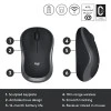 Logitech M186 Wireless Mouse, 2.4GHz with USB Mini Receiver, 12-Month Battery Life, 1000 DPI Optical Tracking, Ambidextrous, Compatible with PC, Mac, Laptop Logitech M186 Wireless Mouse, 2.4GHz with USB Mini Receiver, 12-Month Battery Life, 1000 DPI Optical Tracking, Ambidextrous, Compatible with PC, Mac, Laptop
