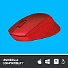 Logitech M331 Silent Plus Wireless Mouse, 2.4GHz with USB Nano Receiver (Red) Logitech M331 Silent Plus Wireless Mouse, 2.4GHz with USB Nano Receiver (Red)