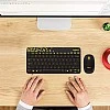 Logitech MK240 Nano Wireless Keyboard and Mouse Combo,12 Function Keys 2.4GHz Wireless Black and Yellow Logitech MK240 Nano Wireless Keyboard and Mouse Combo,12 Function Keys 2.4GHz Wireless Black and Yellow