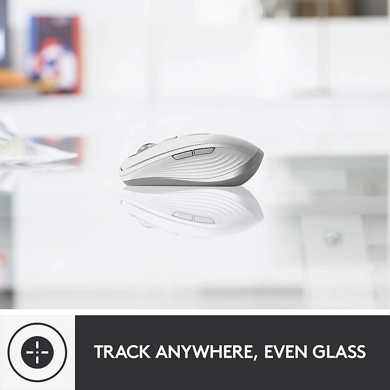 Logitech MX Anywhere 3 for Mac - Compact Performance Mouse, Wireless, Ultrafast Magnetic Scrolling- Pale Grey Logitech MX Anywhere 3 for Mac - Compact Performance Mouse, Wireless, Ultrafast Magnetic Scrolling- Pale Grey