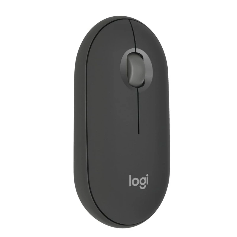 Logitech Pebble Mouse 2 M350s Slim Bluetooth Wireless Mouse, Portable, Lightweight, Customisable Button, Quiet Clicks, Easy-Switch for Windows, macOS, iPadOS, Android, Chrome OS - Tonal Graphite Logitech Pebble Mouse 2 M350s Slim Bluetooth Wireless Mouse, Portable, Lightweight, Customisable Button, Quiet Clicks, Easy-Switch for Windows, macOS, iPadOS, Android, Chrome OS - Tonal Graphite