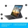 Logitech Slim Folio Pro for 27.94 cm 11 inch iPad Pro 1st-2nd Gen Backlit Keyboard, Advanced Wireless Bluetooth, Magnetic Latch- Black Logitech Slim Folio Pro for 27.94 cm 11 inch iPad Pro 1st-2nd Gen Backlit Keyboard, Advanced Wireless Bluetooth, Magnetic Latch- Black