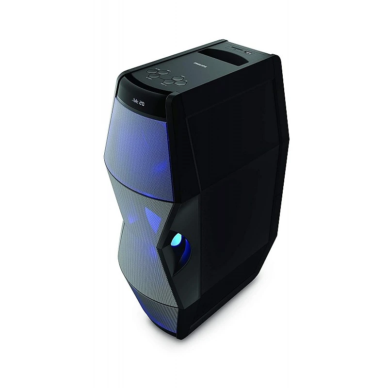 PHILIPS Audio MMS2200B 2.1 Channel 100W Portable Bluetooth Party Speaker with Integrated Subwoofer & LED Light (Black) (Refurbished) PHILIPS Audio MMS2200B 2.1 Channel 100W Portable Bluetooth Party Speaker with Integrated Subwoofer & LED Light (Black) (Refurbished)