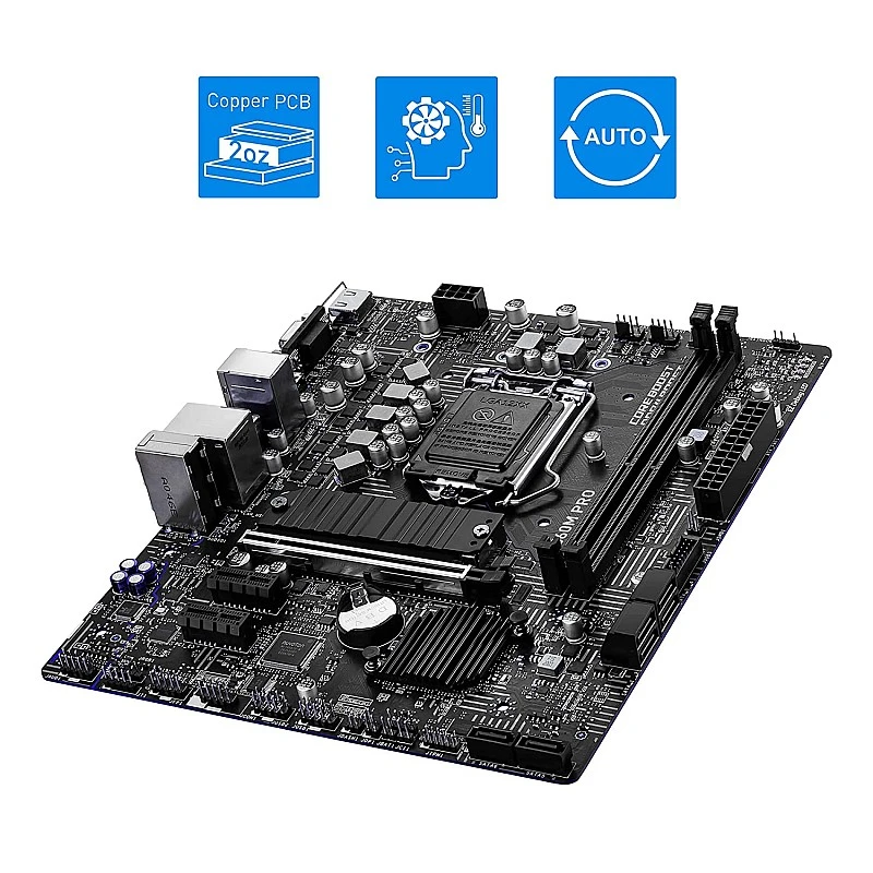 MSI B560M PRO-VDH Wi-Fi Micro-ATX Gaming Motherboard 10th/11th Gen Intel Core MSI B560M PRO-VDH Wi-Fi Micro-ATX Gaming Motherboard 10th/11th Gen Intel Core