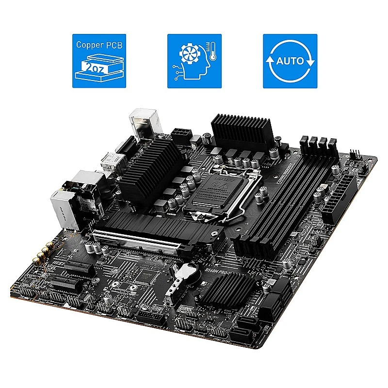 MSI B560M PRO-VDH Wi-Fi Micro-ATX Gaming Motherboard 10th/11th Gen Intel Core MSI B560M PRO-VDH Wi-Fi Micro-ATX Gaming Motherboard 10th/11th Gen Intel Core