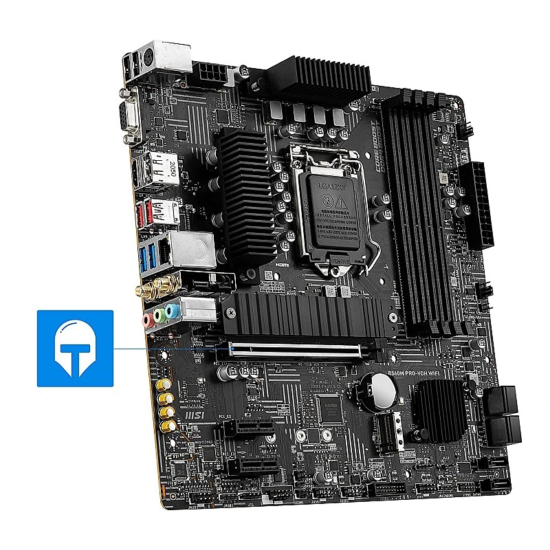 MSI B560M PRO-VDH Wi-Fi Micro-ATX Gaming Motherboard 10th/11th Gen Intel Core MSI B560M PRO-VDH Wi-Fi Micro-ATX Gaming Motherboard 10th/11th Gen Intel Core