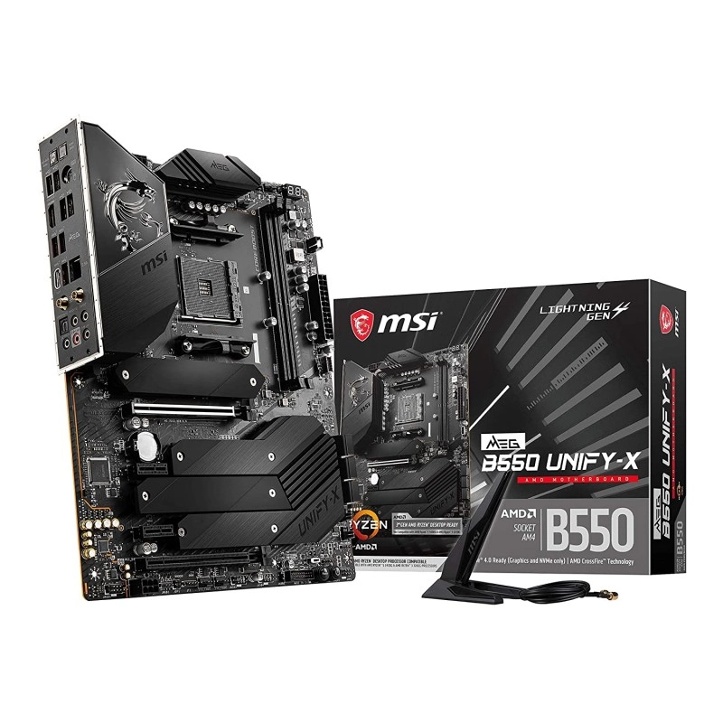 MSI MEG B550 Unify-X AMD Socket AM4 ATX Gaming Motherboard