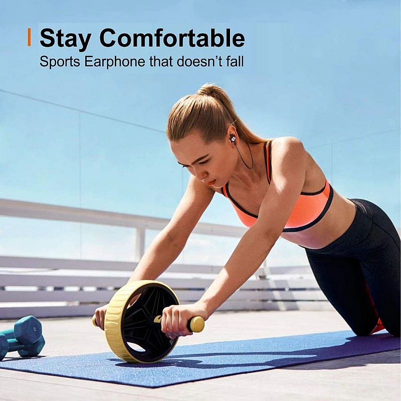 Matlek Bluetooth Earphone Wireless Headphone Neckband Earbud with Mic Sweat Proof (Black) Matlek Bluetooth Earphone Wireless Headphone Neckband Earbud with Mic Sweat Proof (Black)