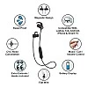 Matlek Bluetooth Earphone Wireless Headphone Neckband Earbud with Mic Sweat Proof (Black) Matlek Bluetooth Earphone Wireless Headphone Neckband Earbud with Mic Sweat Proof (Black)
