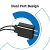 Mi 18W Dual Port Charger (Mi/Xiaomi/Redmi Charger, Fast Data Transfer, Qualcomm Quick Charge 3.0, BIS Certified, Strong and Compact Design, 5V-3A/9V-2A/12W-1.5A, Double Port Output) Mi 18W Dual Port Charger (Mi/Xiaomi/Redmi Charger, Fast Data Transfer, Qualcomm Quick Charge 3.0, BIS Certified, Strong and Compact Design, 5V-3A/9V-2A/12W-1.5A, Double Port Output)
