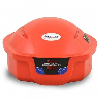 Microtek EMR 4013 Automatic Voltage Stabilizer Used for 1 Refrigerator Upto 600 LTR/1 Deep Freezer Upto 4Amps, Working Power 130V-295V(Red) with 3 Year Warranty