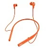 Mivi Collar 2B Bluetooth Wireless in Ear Earphones, 24 Hours Playtime, IPX7 Water Proof, Booming Bass, Magnetic Buds, Bluetooth 5.0 with mic (Orange)