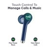 Mivi DuoPods M80 Truly Wireless Bluetooth in Ear Earbuds with Mic (Blue)