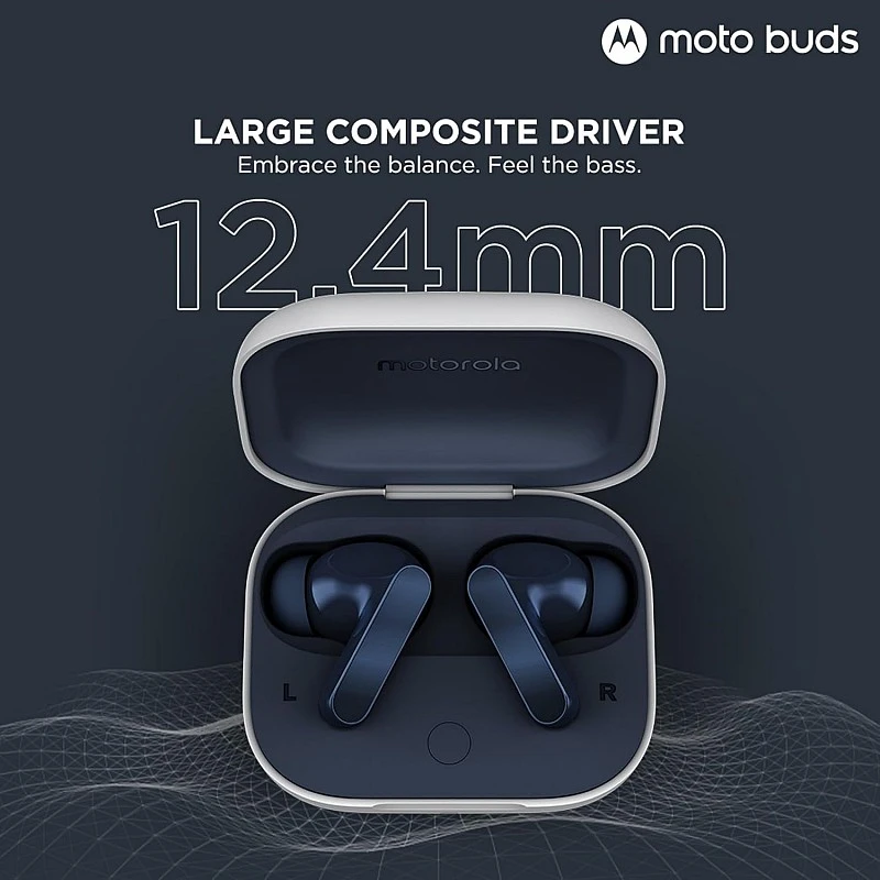 Motorola Moto Buds With Hi-Res Audio,Large 12.4Mm Driver,42 Hrs Playback&Ipx4 Rating Bluetooth In Ear Headset(Coral Peach,True Wireless) Motorola Moto Buds With Hi-Res Audio,Large 12.4Mm Driver,42 Hrs Playback&Ipx4 Rating Bluetooth In Ear Headset(Coral Peach,True Wireless)