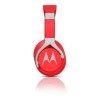 Motorola Pulse 200 Bass Over-Ear Stereo Headphone Extra Bass & Alexa (Red)
