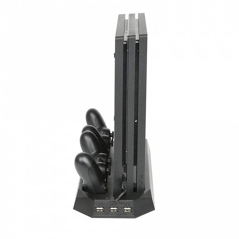 New World PS4 Pro Vertical Stand Cooling Fan Controller Charger Dock USB hub for PS4 Pro Playstation 4 Pro Console New World PS4 Pro Vertical Stand Cooling Fan Controller Charger Dock USB hub for PS4 Pro Playstation 4 Pro Console