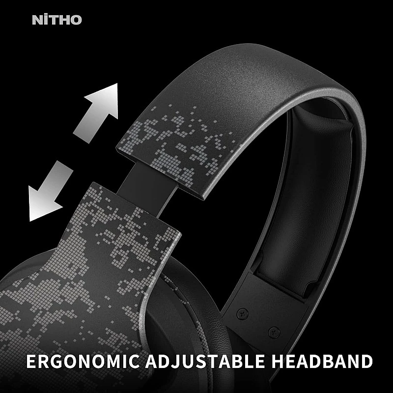 Nitho Janus Gaming Headset with Microphone, Over-Ear Stereo Headphones for Xbox Series X|S, Xbox One, PS5, PS4, Nintendo Switch, PC, Mobile, 3.5 mm Audio Jack, 40 mm Drivers - Camo Nitho Janus Gaming Headset with Microphone, Over-Ear Stereo Headphones for Xbox Series X|S, Xbox One, PS5, PS4, Nintendo Switch, PC, Mobile, 3.5 mm Audio Jack, 40 mm Drivers - Camo