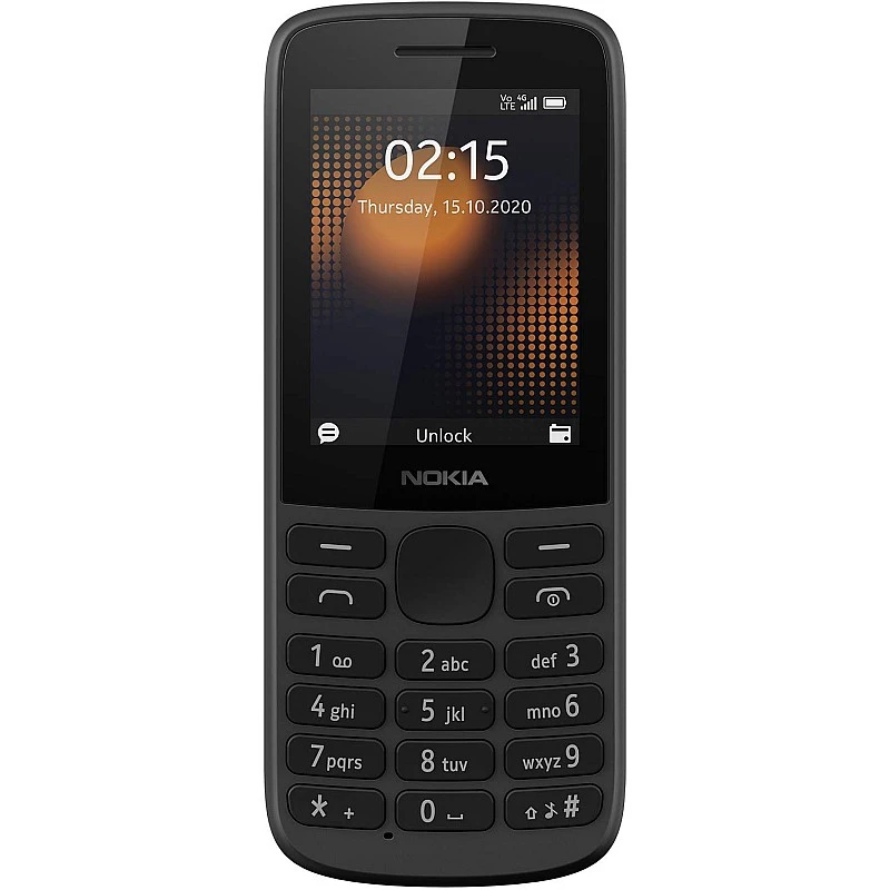 Nokia 215 4G Dual SIM 4G Phone with Long Battery Wireless FM Radio and Durable Ergonomic Design Black Nokia 215 4G Dual SIM 4G Phone with Long Battery Wireless FM Radio and Durable Ergonomic Design Black