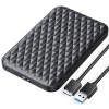 ORICO 2.5'' Hard Drive Enclosure SATA to USB 3.0 HDD Enclosure for 7/9.5mm SSD/HDD Up to 6TB Tool-Free Support UASP-2520U3-BK ORICO 2.5'' Hard Drive Enclosure SATA to USB 3.0 HDD Enclosure for 7/9.5mm SSD/HDD Up to 6TB Tool-Free Support UASP-2520U3-BK