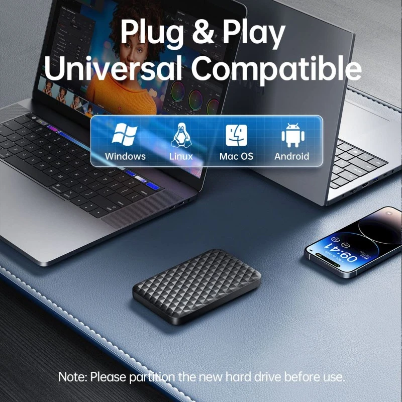 ORICO 2.5'' Hard Drive Enclosure SATA to USB 3.0 HDD Enclosure for 7/9.5mm SSD/HDD Up to 6TB Tool-Free Support UASP-2520U3-BK ORICO 2.5'' Hard Drive Enclosure SATA to USB 3.0 HDD Enclosure for 7/9.5mm SSD/HDD Up to 6TB Tool-Free Support UASP-2520U3-BK