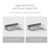 ORICO USB3.0 HUB with Extra Power Supply Port 4 Ports Clip-Type USB HUB Splitter Station for Laptop/Computer Desk-Upgraded Version