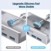 ORICO USB3.0 HUB with Extra Power Supply Port 4 Ports Clip-Type USB HUB Splitter Station for Laptop/Computer Desk-Upgraded Version