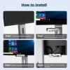 ORICO USB3.0 HUB with Extra Power Supply Port 4 Ports Clip-Type USB HUB Splitter Station for Laptop/Computer Desk-Upgraded Version