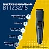 Philips bt1232/15 trimmer 30 mins runtime 3 length settings blue Philips bt1232/15 trimmer 30 mins runtime 3 length settings blue