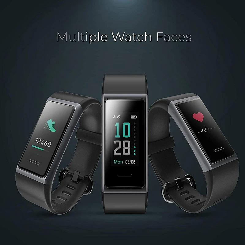 PLAY PLAYFIT 21 Smart Band, Button Touch, Colour Display (Black) PLAY PLAYFIT 21 Smart Band, Button Touch, Colour Display (Black)