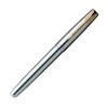 Parker Frontier Stainless Steel Gold Trim Roller Ball Pen | Ink Color - Blue | Perfect For Gifting Purpose | Elite Pen For Professionals Parker Frontier Stainless Steel Gold Trim Roller Ball Pen | Ink Color - Blue | Perfect For Gifting Purpose | Elite Pen For Professionals