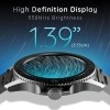 Pebble Revolve 1.39" (3.53 cm) IPS Display, Bright HD Dispaly 500 Nits, BT Calling, SPO2, Heart Rate Monitor, Wireless Charging, AI Voice Assistance, Multiple Sports Mode, in-Build Compass